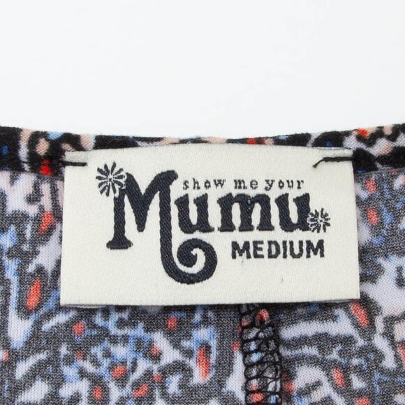 Show Me Your Mumu Print Short Sleeve T-Shirt Dress Womens Size Medium - Picture 3 of 5